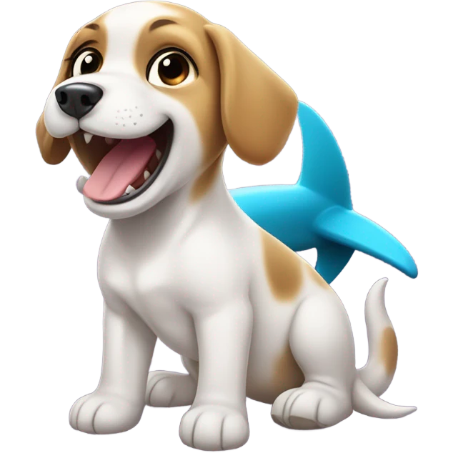 Puppy shark emoji