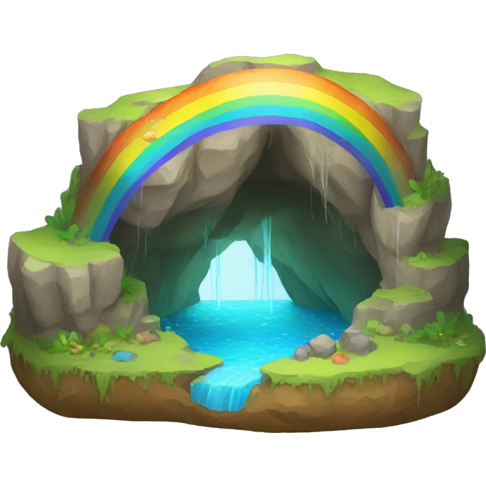 rainbow cave emoji