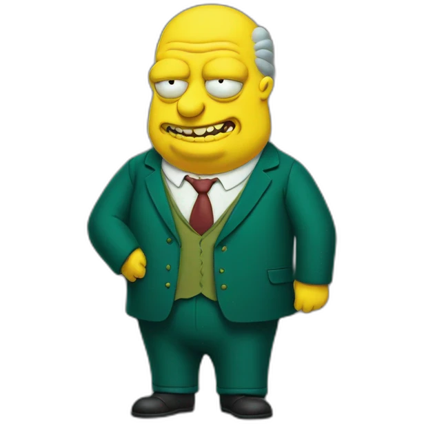 Fat Mr burns emoji