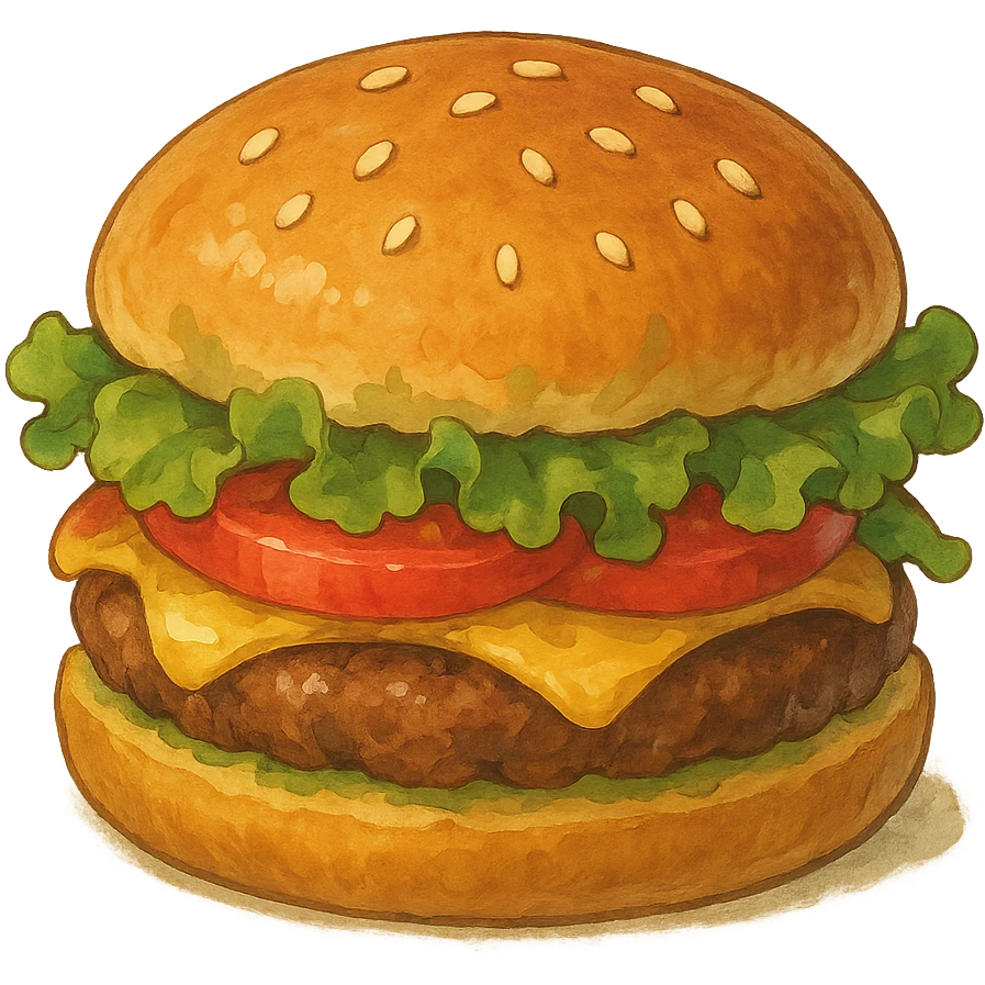 hamburger emoji