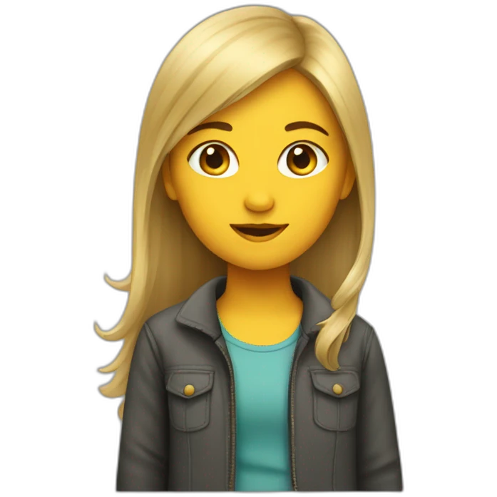 Programmer's daughter emoji