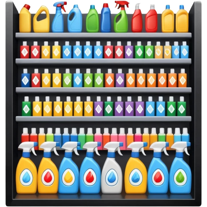 Supermarket cleaning section emoji