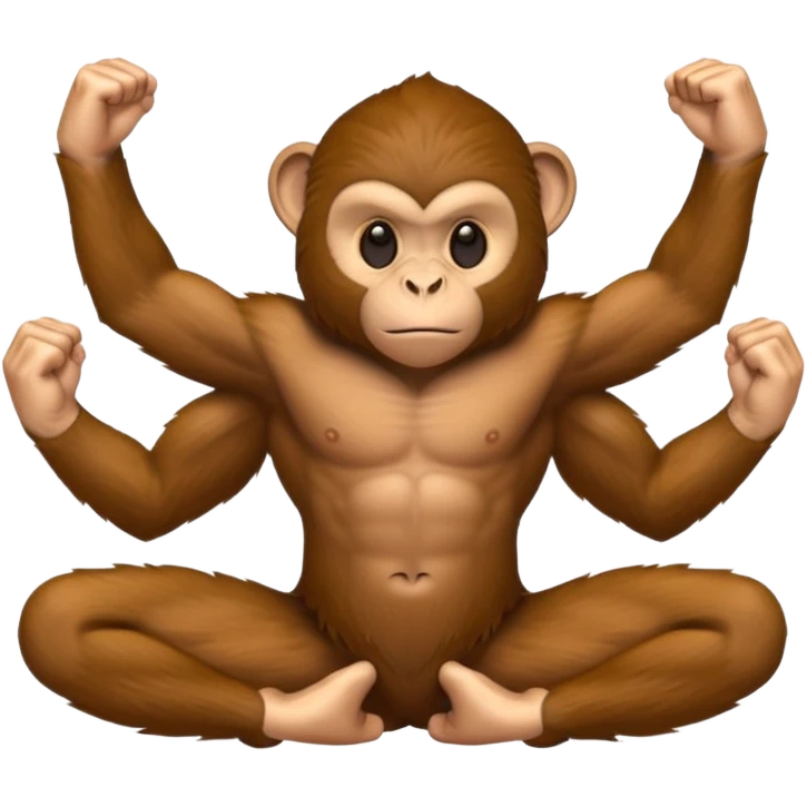 monkey doing the splits emoji