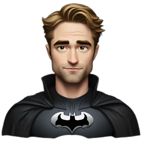 robert pattinson batman emoji
