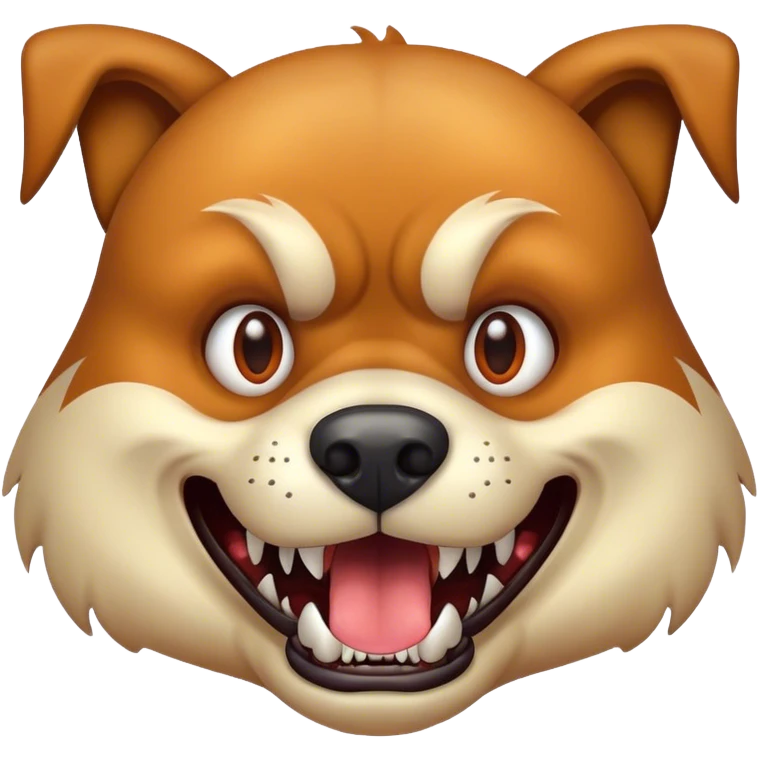 scary dog emoji
