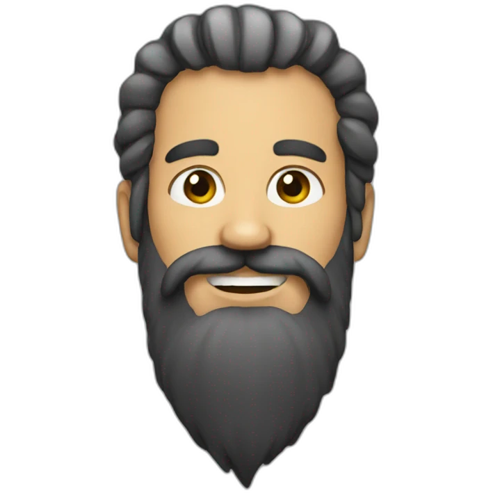 Long beard emoji