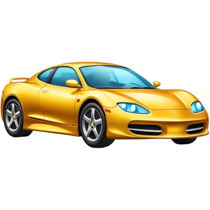 car with a shiny, protective layer emoji