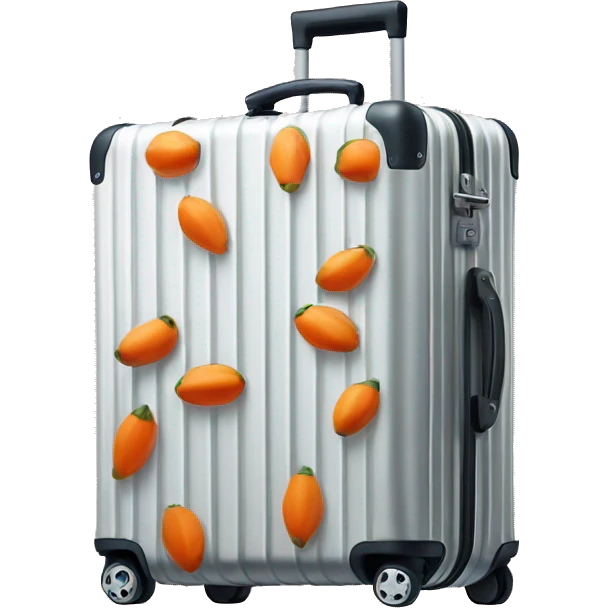 Rimowa luggage papaya  emoji