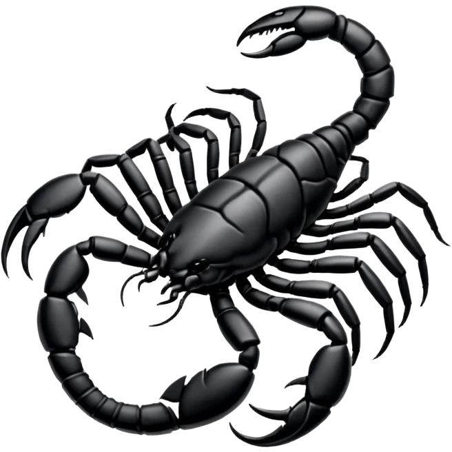Scorpion zodiac sign, on the hand. emoji