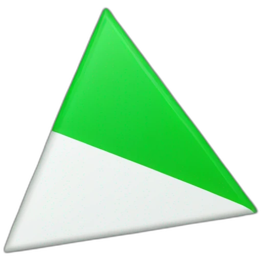 green triangle flag emoji