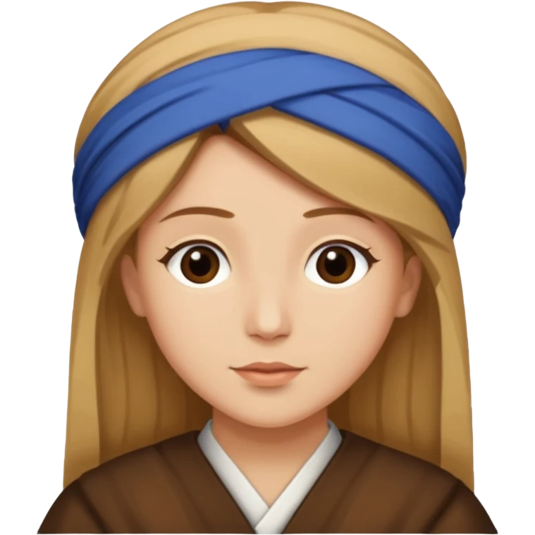 Rumi from K-pop demon hunters brown and blonde hair  emoji