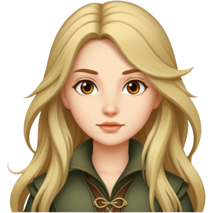 Stunningly gorgeous hunter girl emoji