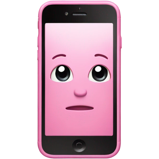 Pink iPhone  emoji