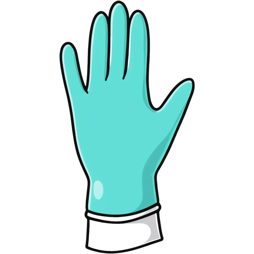 medical latex glove emoji