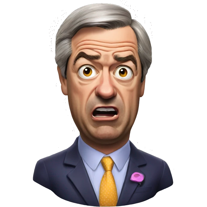 Nigel Farage angry emoji
