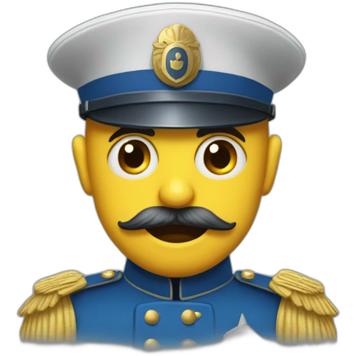 Monstre bleu poilu emoji