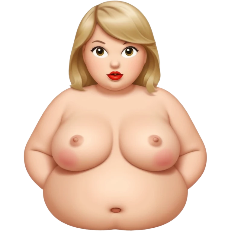 Taylor swift obesity  bigger bigger bigest take up the full screen  emoji