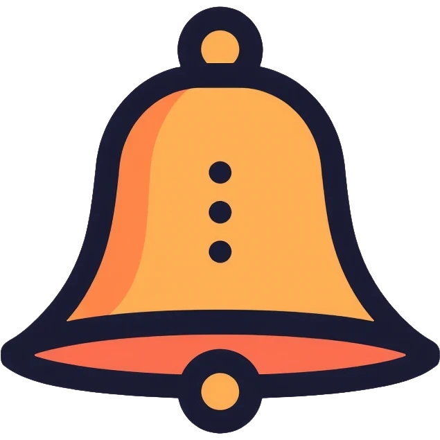a bell emoji