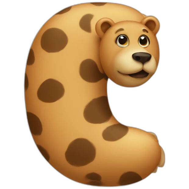 animal shaped like a letter c emoji