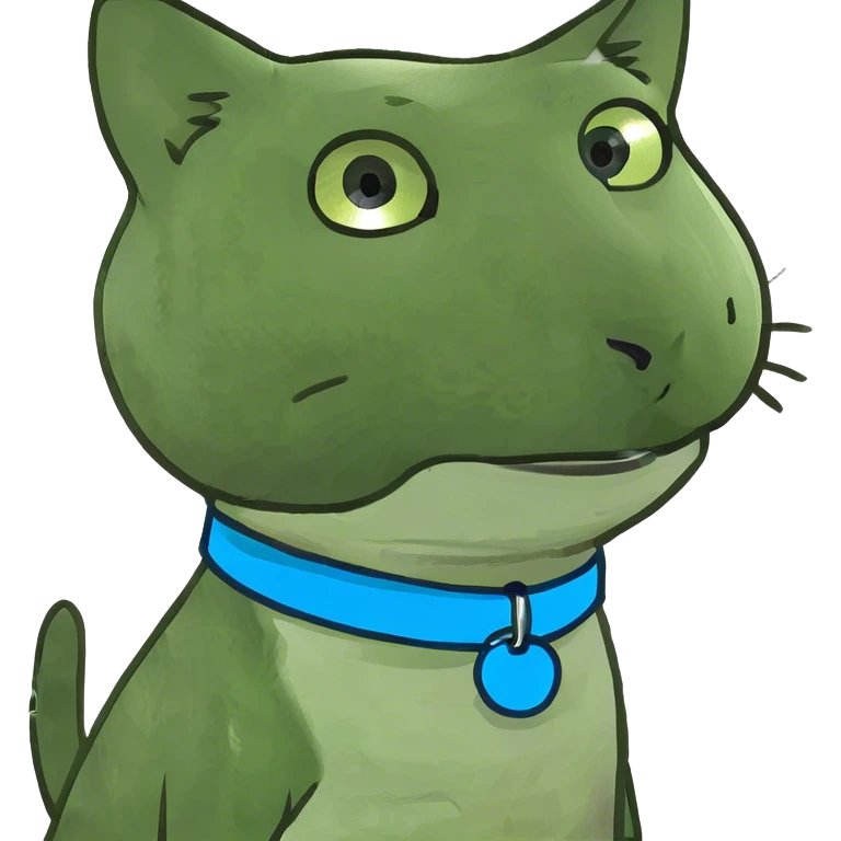 Cat with no legs emoji