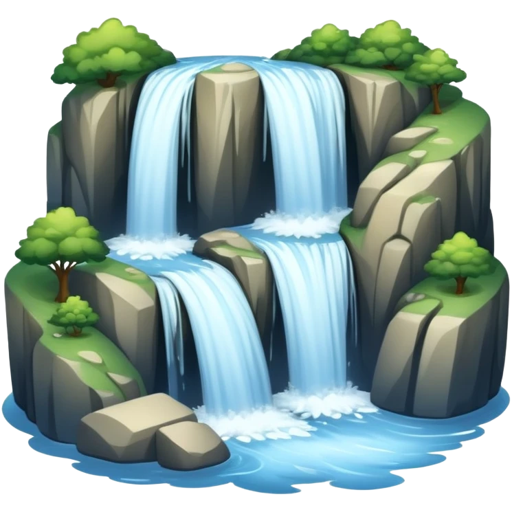 Waterfall emoji