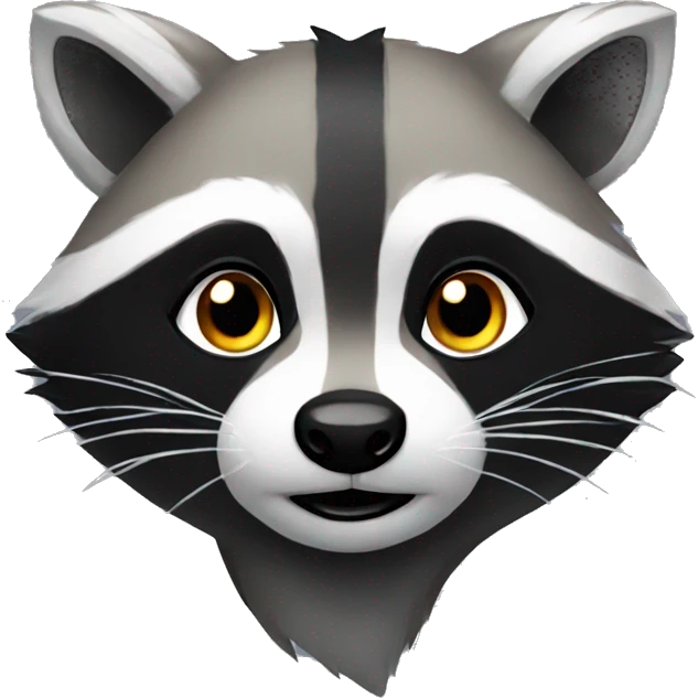 Shiny raccoon  emoji