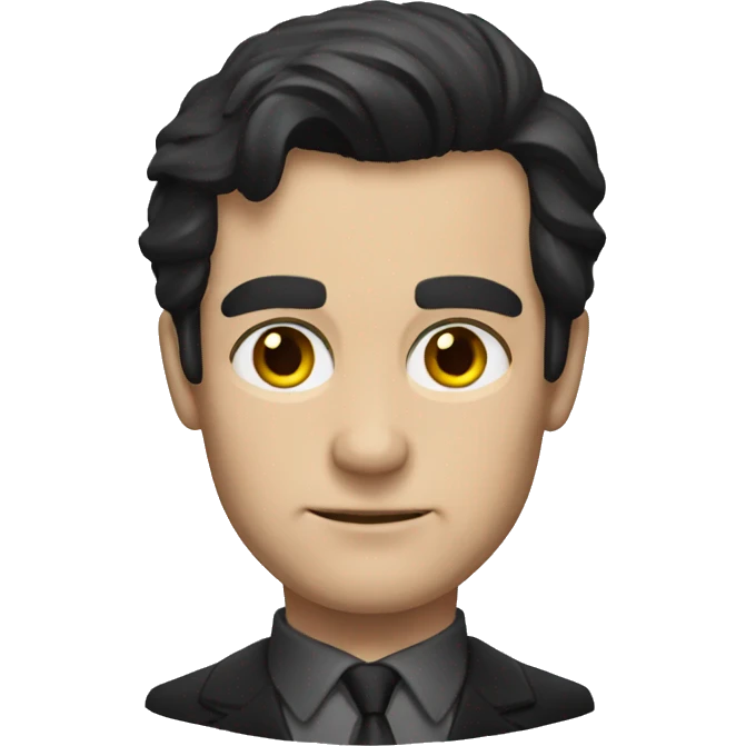 Make it look like a Bruce Wayne emoji