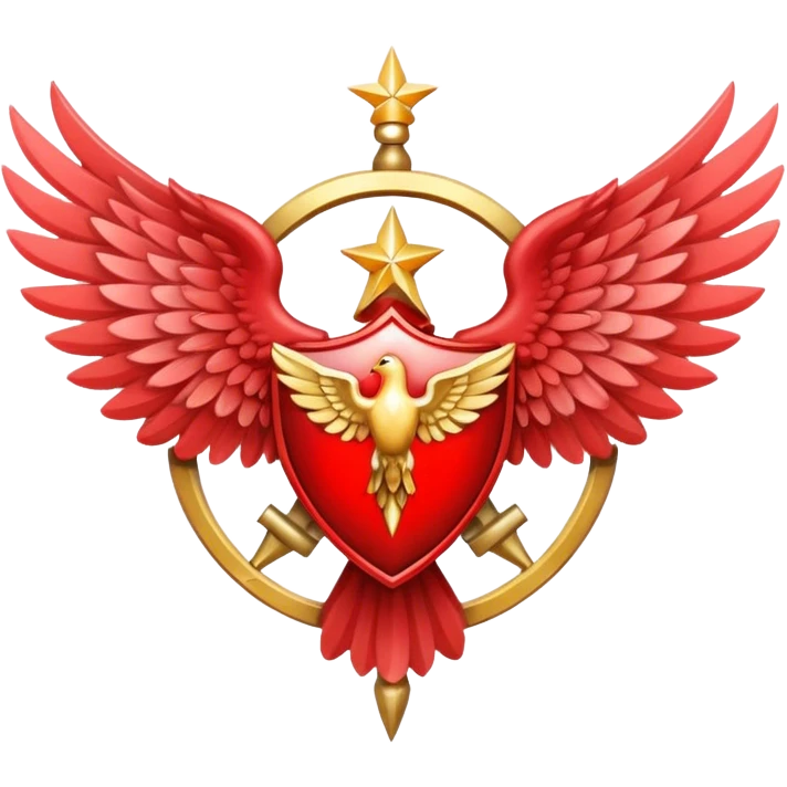 seraphim's emblem light red emoji
