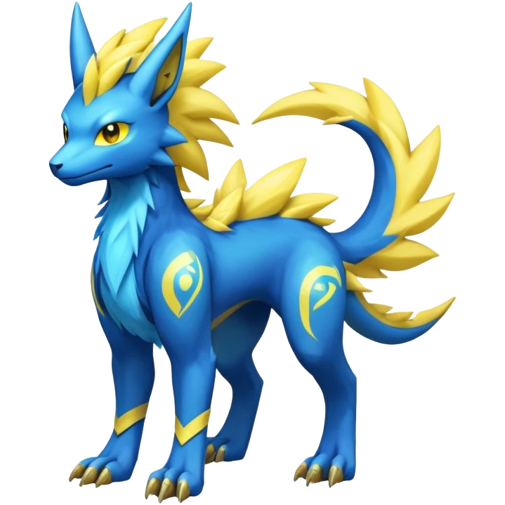 Manectric-Lucio-Draco-Fakémon-hybrid-creature (full body), 4 legs emoji