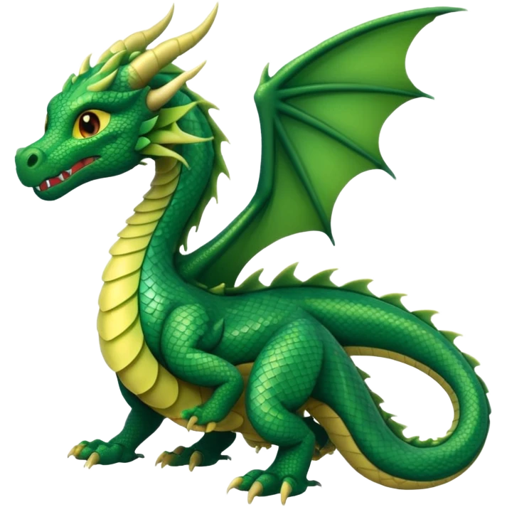 simple western dragon, suitable for Discord emoji style emoji