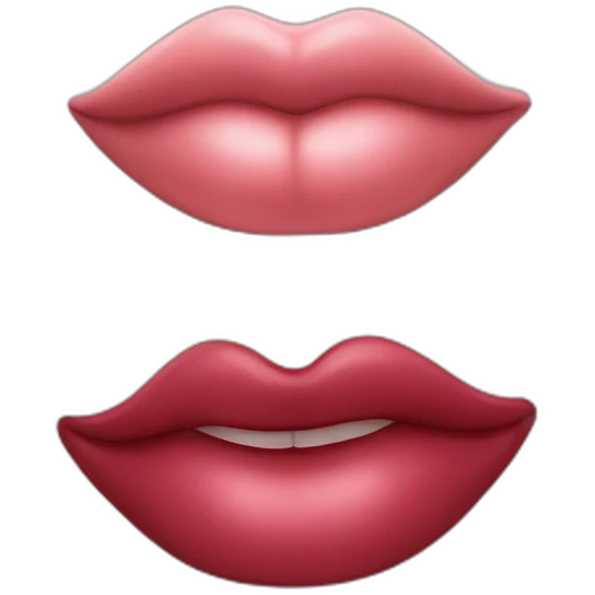 Lip kiss emoji
