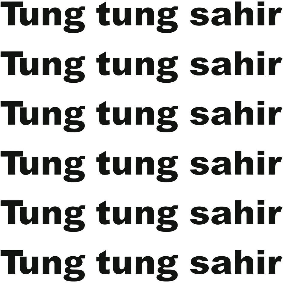 Tung tung sahur Tung Tung Tung Sahur” is a weird, funny internet emoji