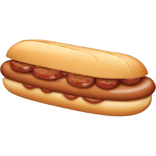 Sausage sandwich  emoji
