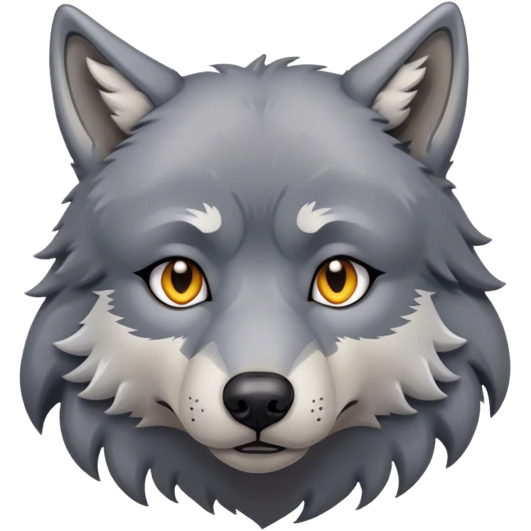 sad wolf emoji