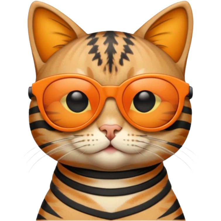 Cat wearing sunglasses emoji