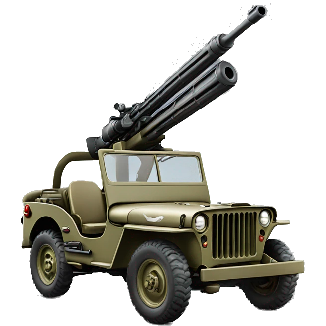 jeep willys machine gun emoji