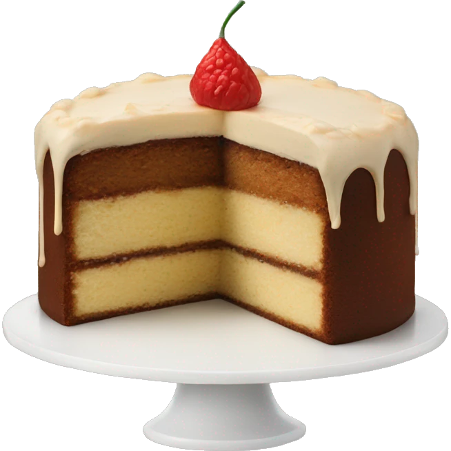 Cake with a nintyfive on top emoji