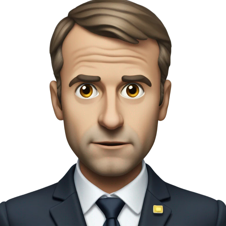 emanuel macron calling emoji