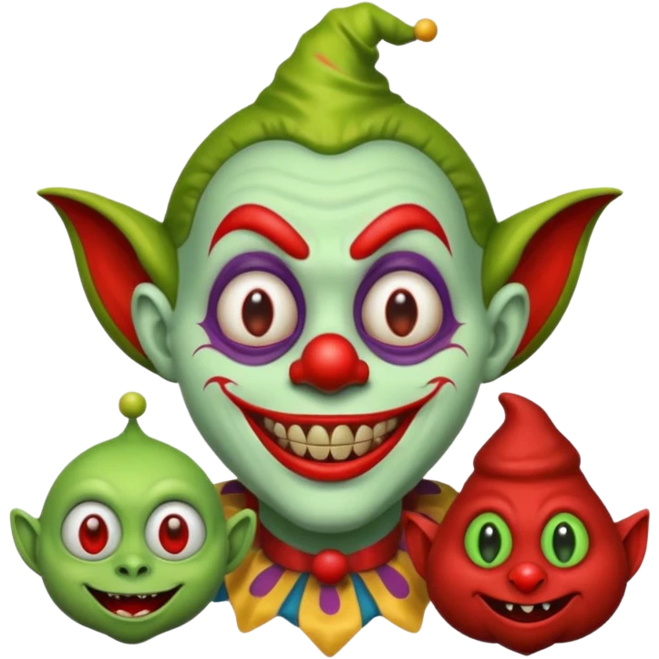 🤡👽👺💩 emoji