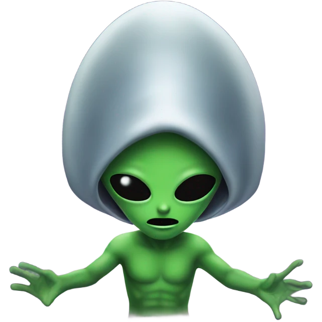Alien abduction emoji