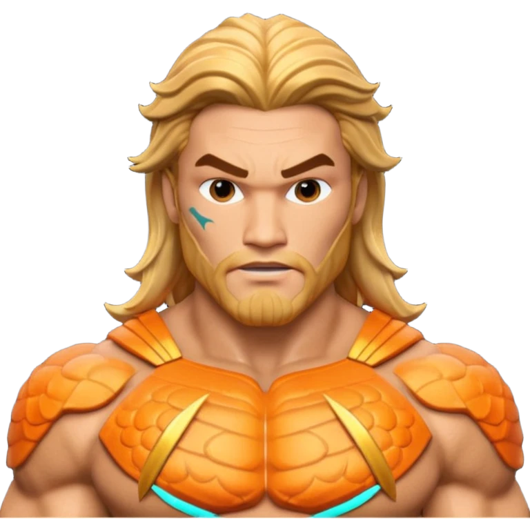 Aquamen head face 3d emoji