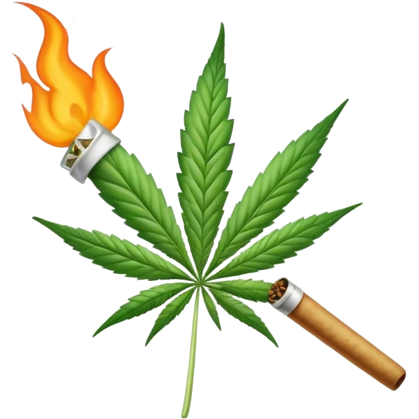 weed joint emoji