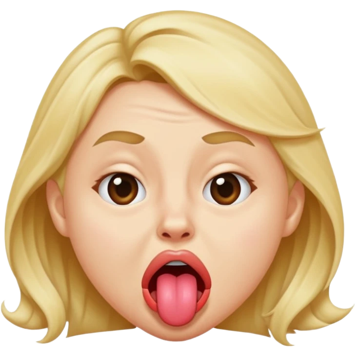 Original emoji sticking tongue with a scrunched nose in a sweetly mocking way emoji