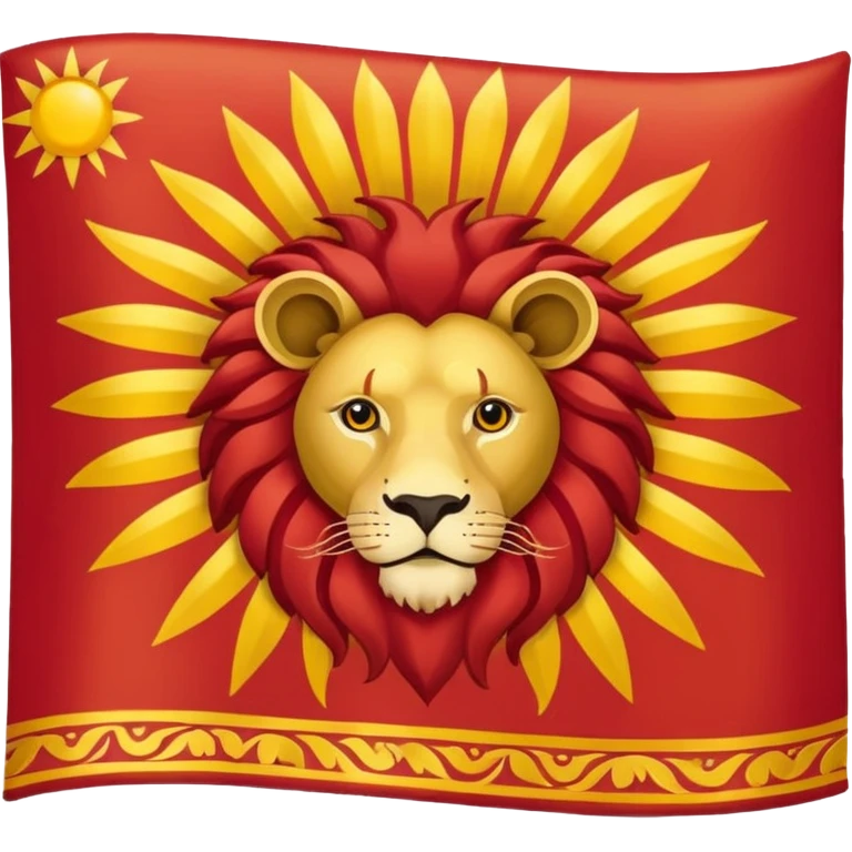 Lion & Sun Flag emoji