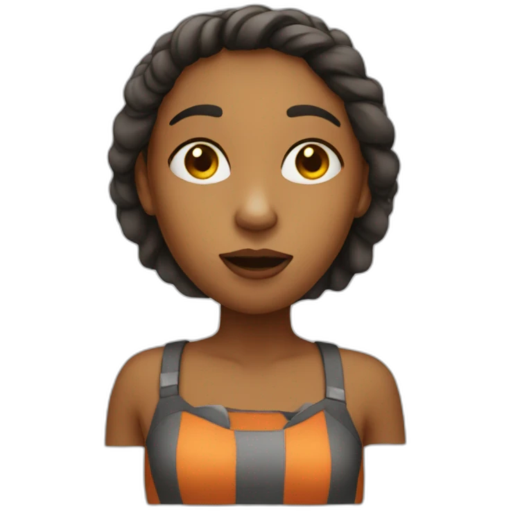 Girl be quiet emoji