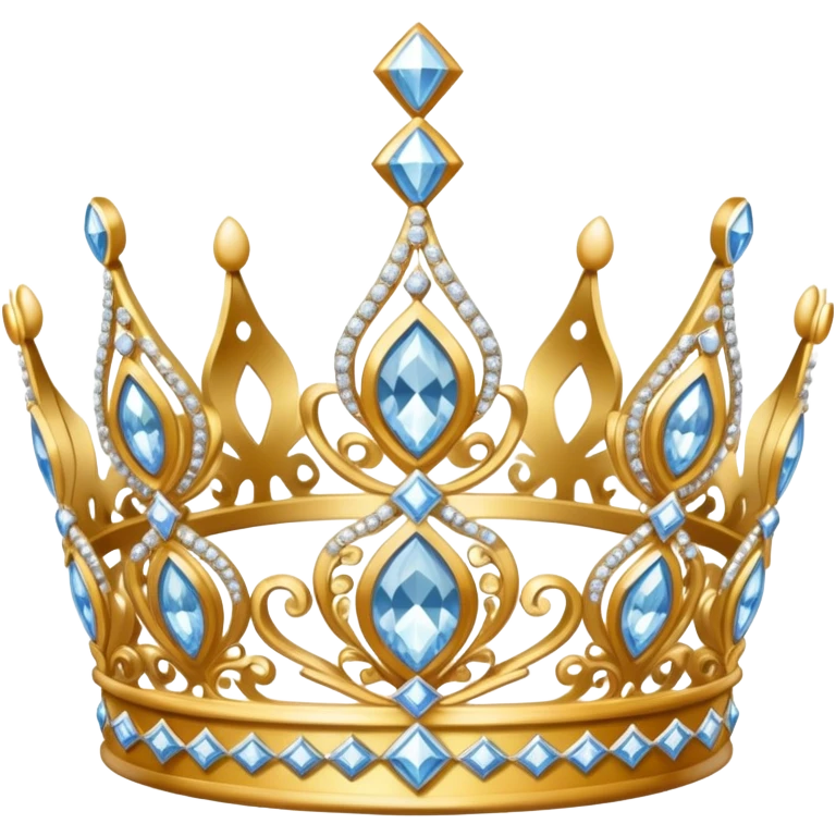 Diamond princess crown emoji