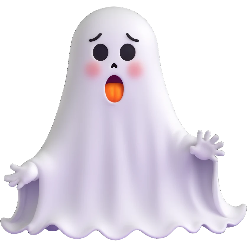 angry Casper ghost emoji