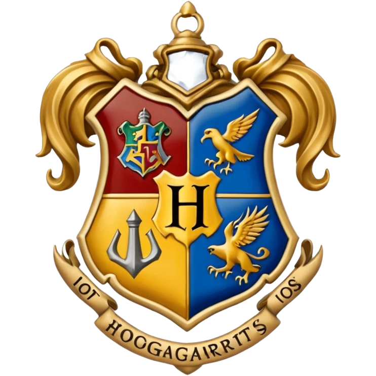 hogwarts badge emoji