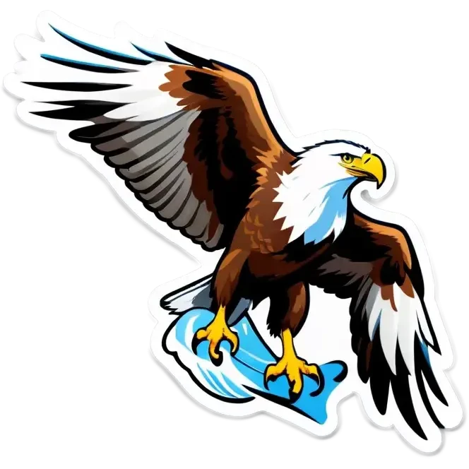 eagle with fish in claws emoji