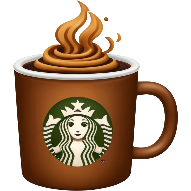 Starbucks coffee emoji